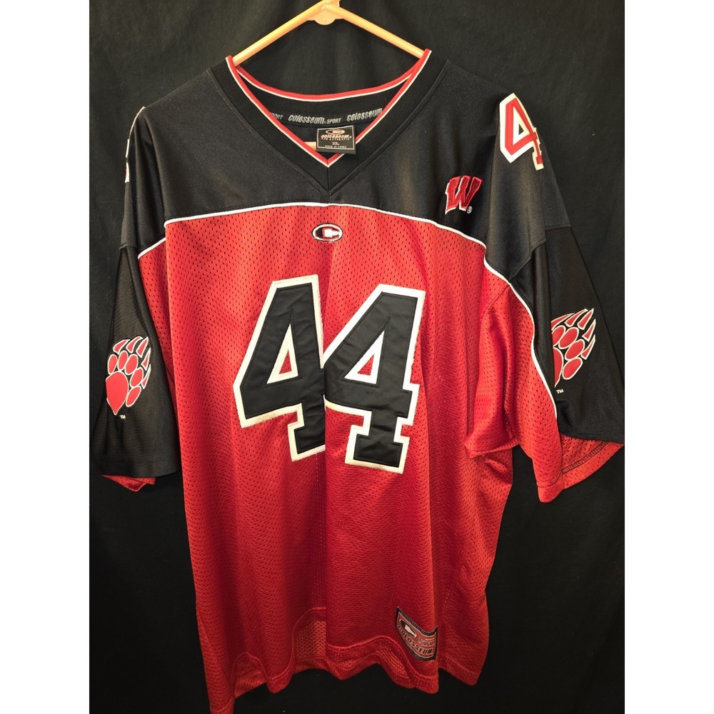 Colosseum Authentic Vintage Wisconsin #44 Stitched Jersey Size‎ XL
